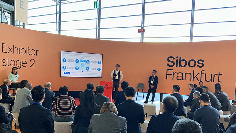 Exhibitor Stage　プレゼンテーションの様子