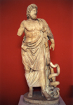 医神アスクレピオス像