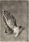 デューラー、素描（通称『祈る手』）、1508年ごろ、ウィーン、アルベルティーナ版画素描館