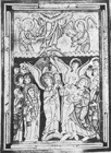 フルダ、ヘッセン州立図書館所蔵写本（Hs.Aa35, Fol.94v.）より「キリスト昇天」