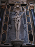 ルネ・ド・シャロンの心臓用墓碑建造物・トランシ立像。　1547年頃、鋳造　バル=ル=デュク　サンテティエンヌ聖堂