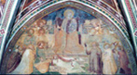 アンブロジオ・ロレンツェッティ「荘厳の聖母」14世紀前半　サン・ガルガーノ　モンテシエーピ礼拝堂 （全体図）