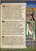「ある婦女の嘆き」『シャティヨン伯ジャック二世の時祷書』挿絵　1430年頃、パリ　国立図書館所蔵写本Nouv.acq.lat.3231, fol.546