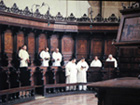 サン・ドメニコ教会（ボローニャ）のコーロにおける昼の祈祷