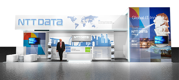 NTT DATA Group Exhibition Stand Image