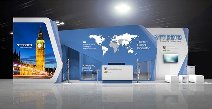 NTT DATA Group Exhibition Stand Image